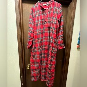 Soft flannel night gown